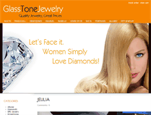 Tablet Screenshot of glasstonejewelry.com